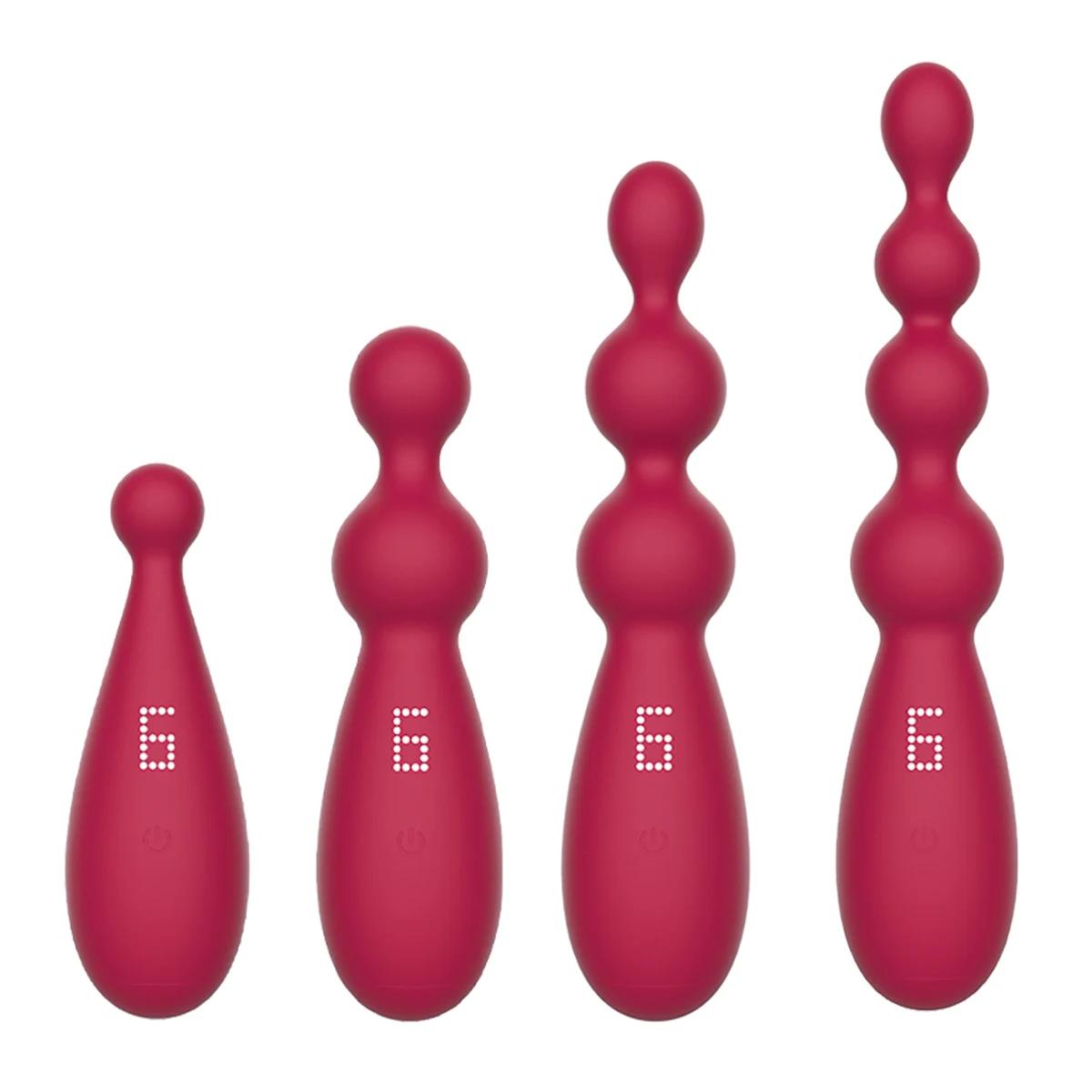 GINYA Process Design Digital Display Function Vibrating Anal Plug Sex Toy main image