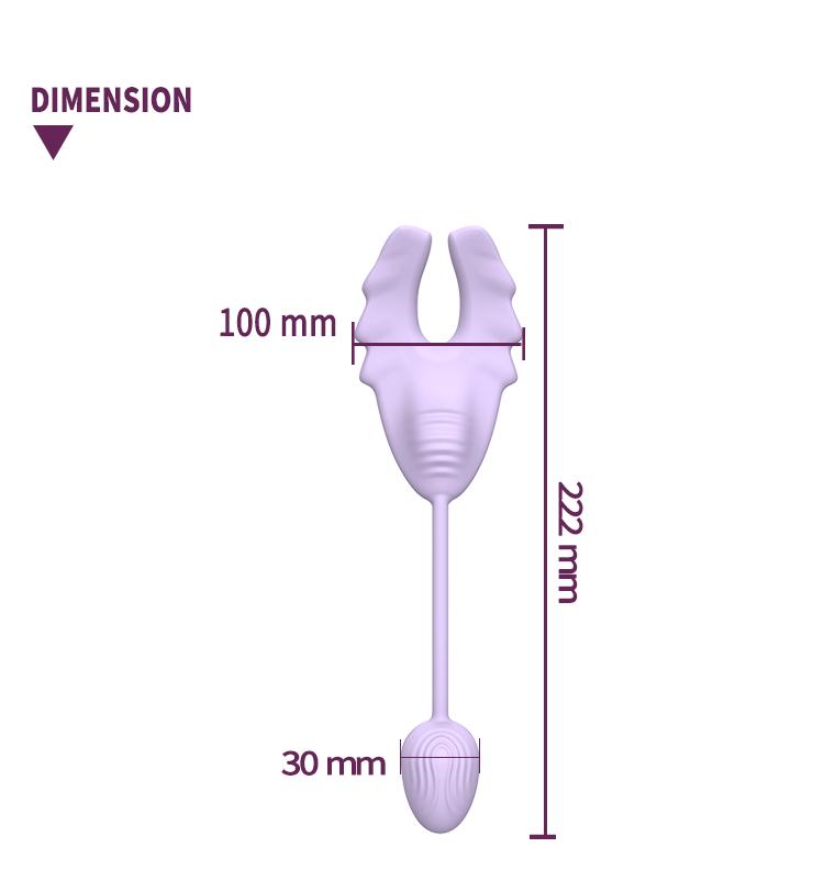 GINYA New Soft Silicone Wearable Female Sex Toys Panty Vibrator Sex Toy gallery image 3
