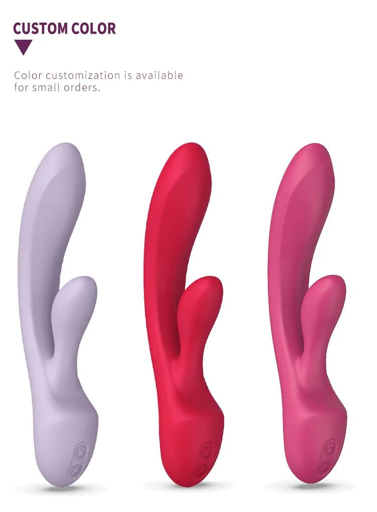 GINYA Liquid Silicone Rabbit Vibrator CH03065 gallery image 5