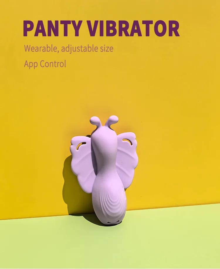 GINYA Female Wearable Thong Panty Vibrator APP Controlled Clitoral Stimulator gallery image 1