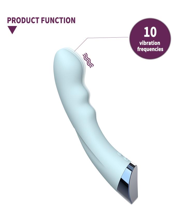 GINYA 2024 New Design Female Gravity Sensor G-spot Vibrator — CH01288 gallery image 4