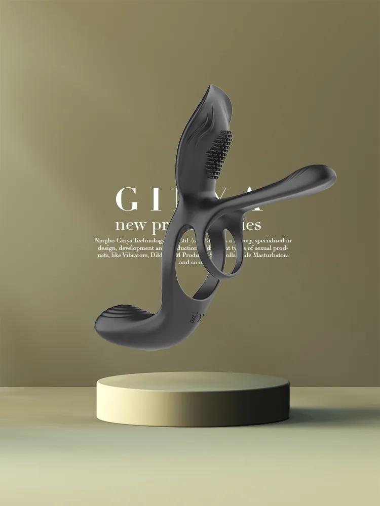 GINYA Male Vibrating Cock Ring CH140132 gallery image 1