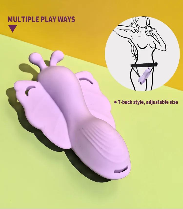 GINYA Female Wearable Thong Panty Vibrator APP Controlled Clitoral Stimulator gallery image 5