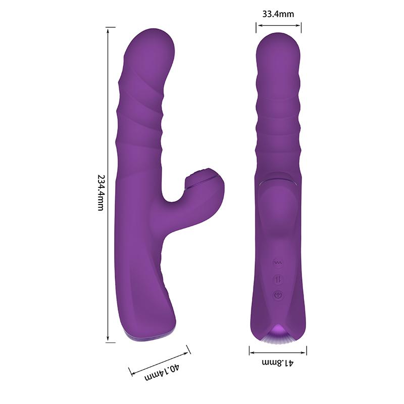 GINYA Thrusting Vibrator with flapping stimulator CH03019 gallery image 3