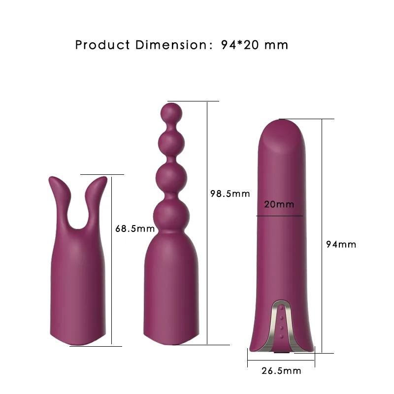 GINYA Rechargeable vibrating bullet CH12021 gallery image 3