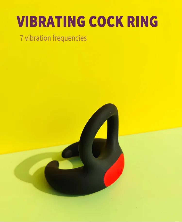 GINYA Rechargeable Vibrating Cock Ring CH08035 gallery image 1