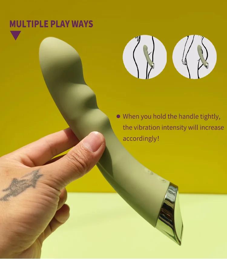 GINYA 2024 New Design Female Gravity Sensor G-spot Vibrator — CH01288 gallery image 5