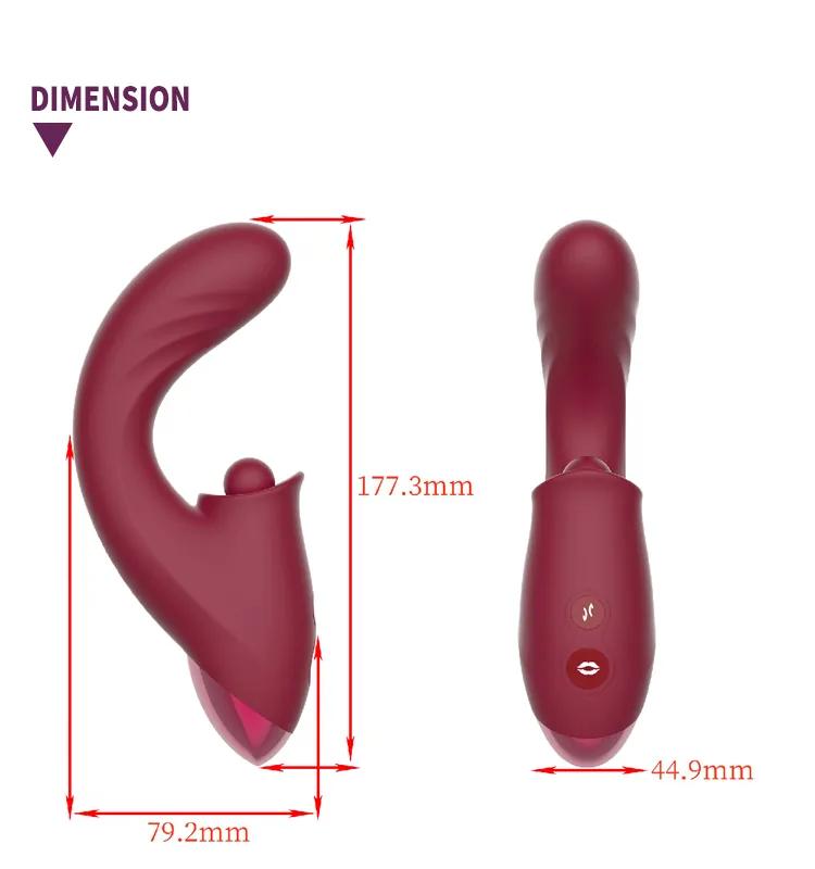 GINYA G-spot Vibrators Female Thrusting Vibrating Massager Clitoral Slapping Stimulating Vibrator gallery image 3