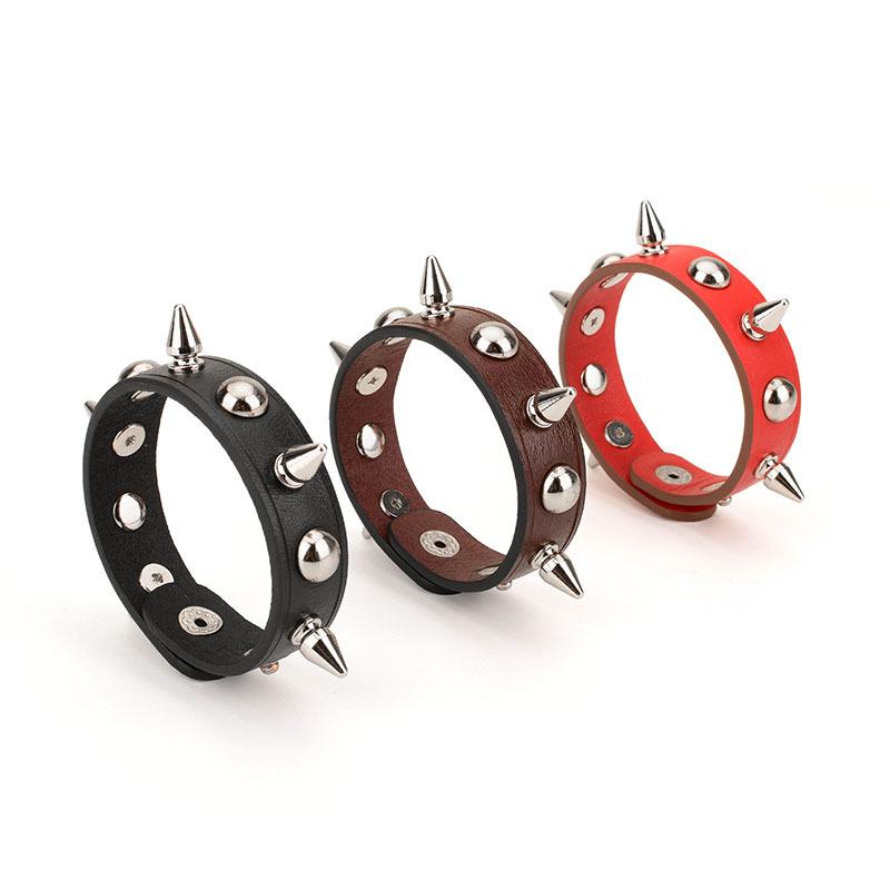 GINYA SM Leather Punk Bracelet CH21010 main image