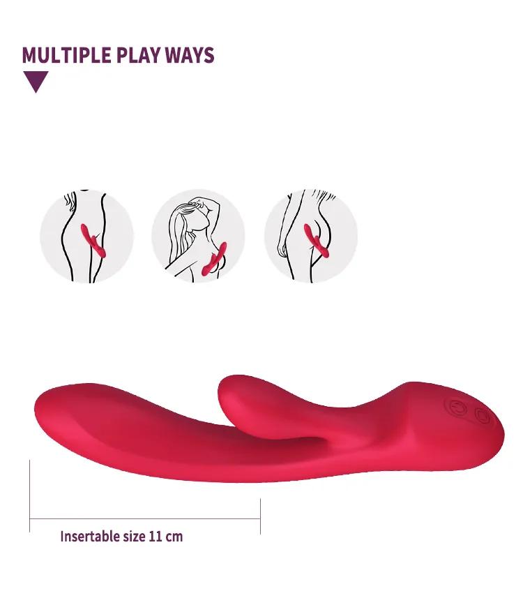 GINYA Liquid Silicone Rabbit Vibrator CH03065 gallery image 4