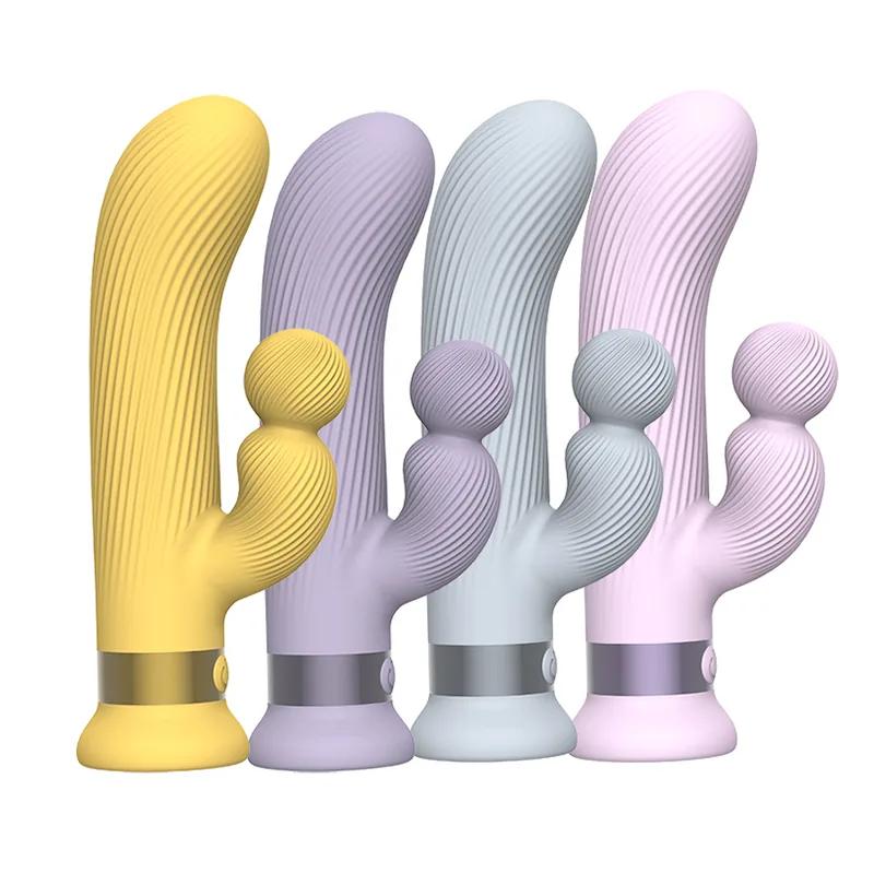 GINYA 2024 New Stripe Design Cute Mini Rabbit Vibrator main image
