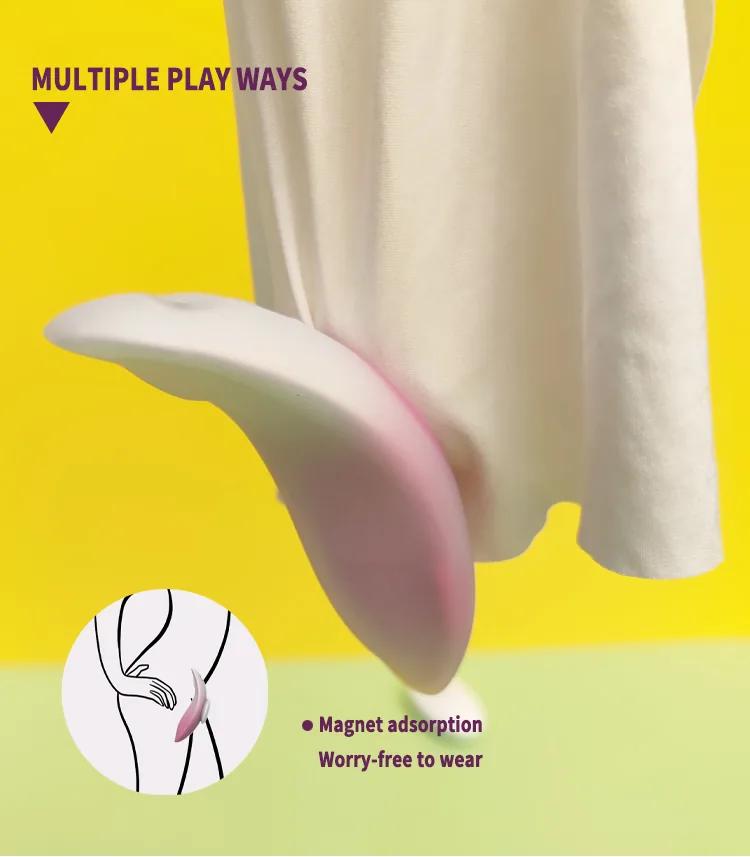 GINYA Female Wearable Panty Vibrator APP Controlled Clitoral Stimulator Massager gallery image 5