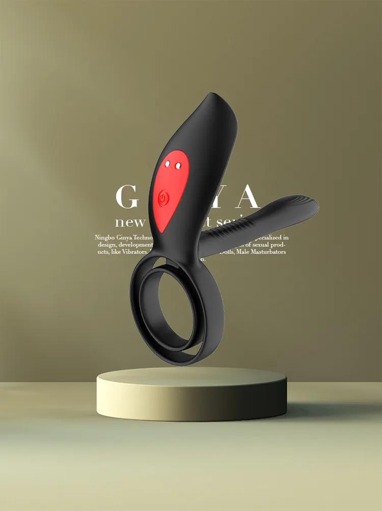 GINYA Male Vibrating Cock Ring CH140125 gallery image 1