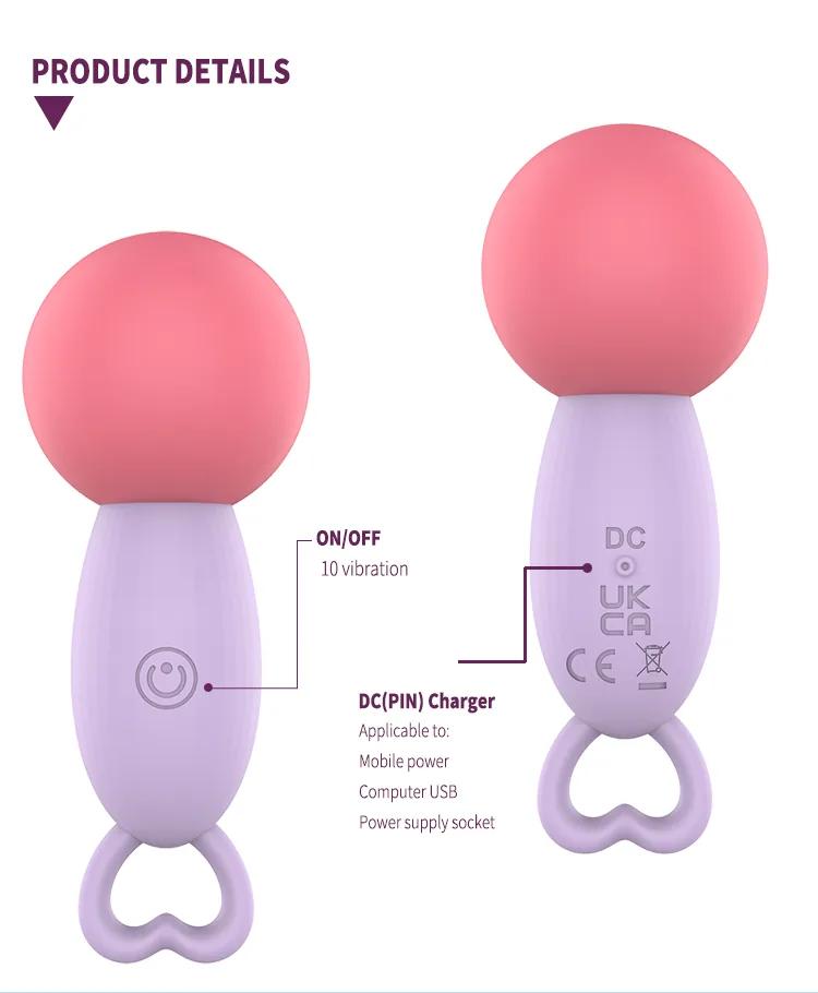 GINYA New Cute Mini AV Wand Vibrator gallery image 6