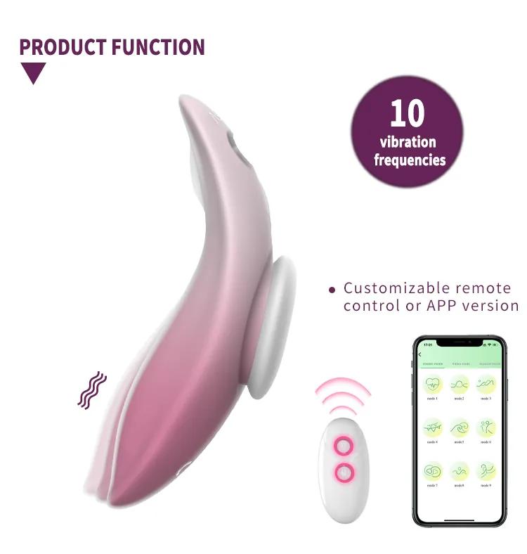 GINYA Female Wearable Panty Vibrator APP Controlled Clitoral Stimulator Massager gallery image 4