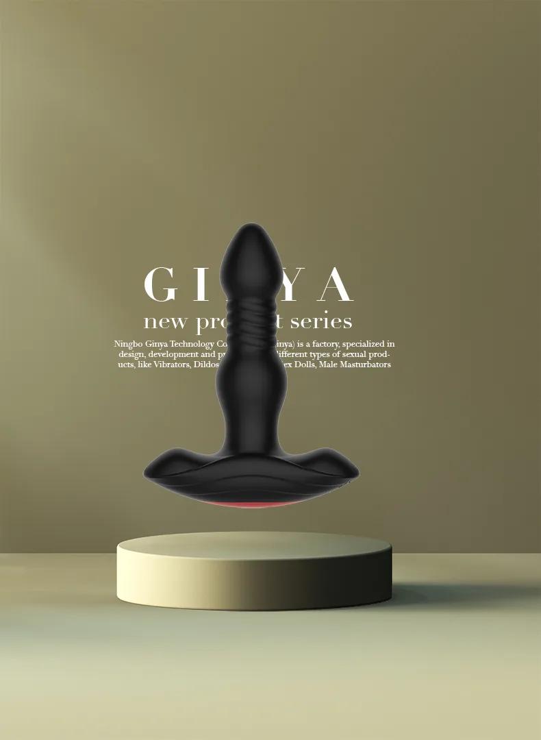 GINYA Thrusting Vibrating Anal toy CH09042 gallery image 1