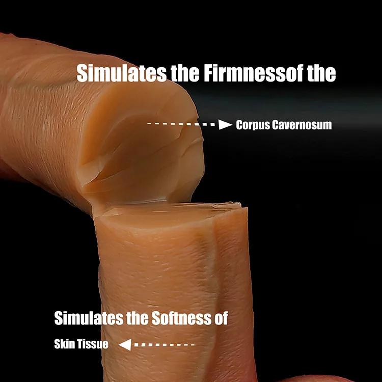 GINYA Super Realistic Liquid Silicone Dildos CH19082 gallery image 5