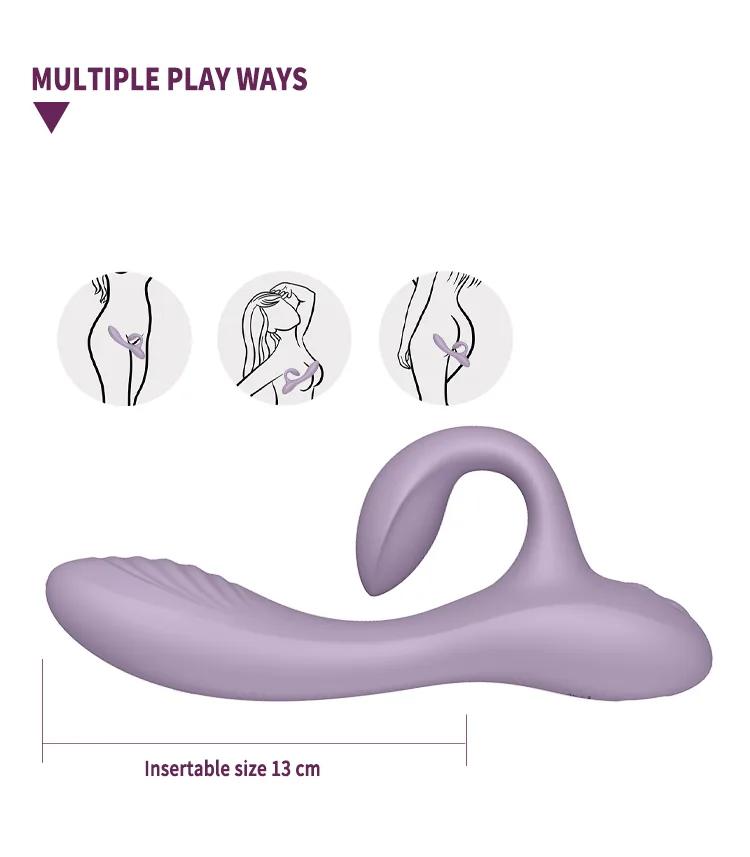 GINYA Liquid Silicone Rabbit Vibrator CH03067 — CH03067 gallery image 4