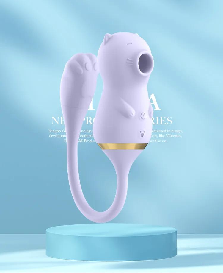 GINYA Cute Cat Clitoris Sucking Vibrator CH05030 gallery image 1