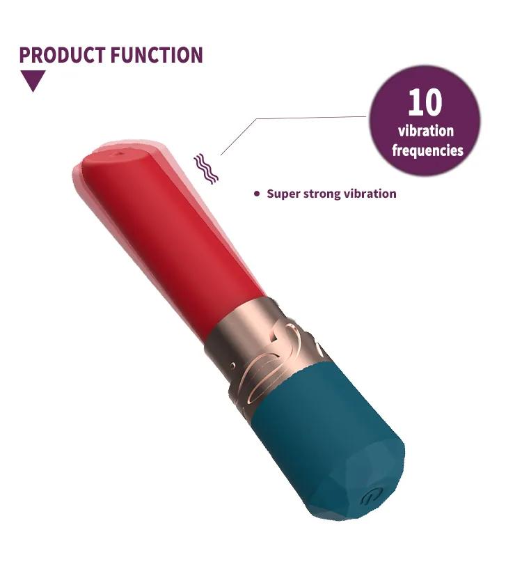 GINYA Rechargeable Lipstick Vibrator CH06008 gallery image 3