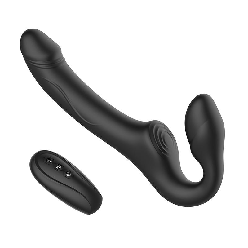 GINYA Strap-on vibrator with flapping stimulator CH01092 gallery image 3