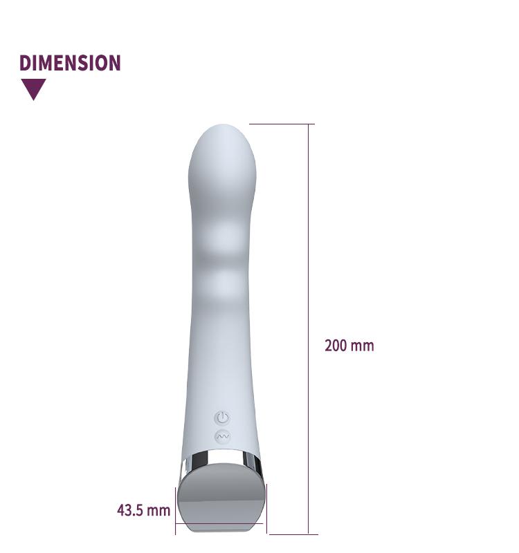 GINYA 2024 New Design Female Gravity Sensor G-spot Vibrator — CH01288 gallery image 2