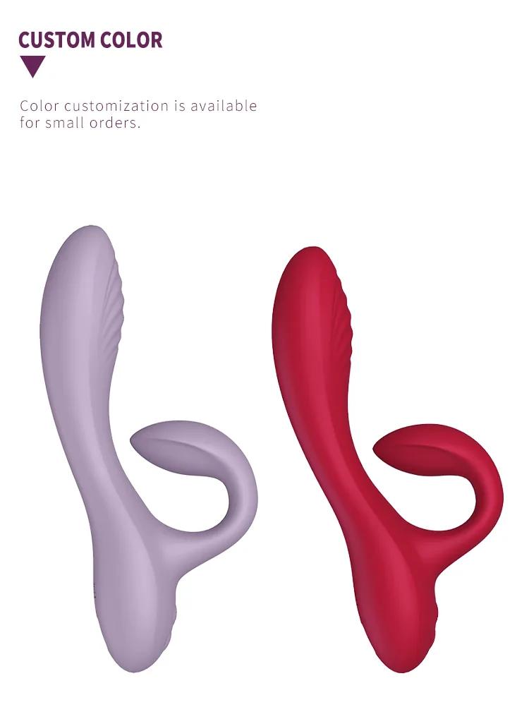 GINYA Liquid Silicone Rabbit Vibrator CH03067 — CH03067 gallery image 5