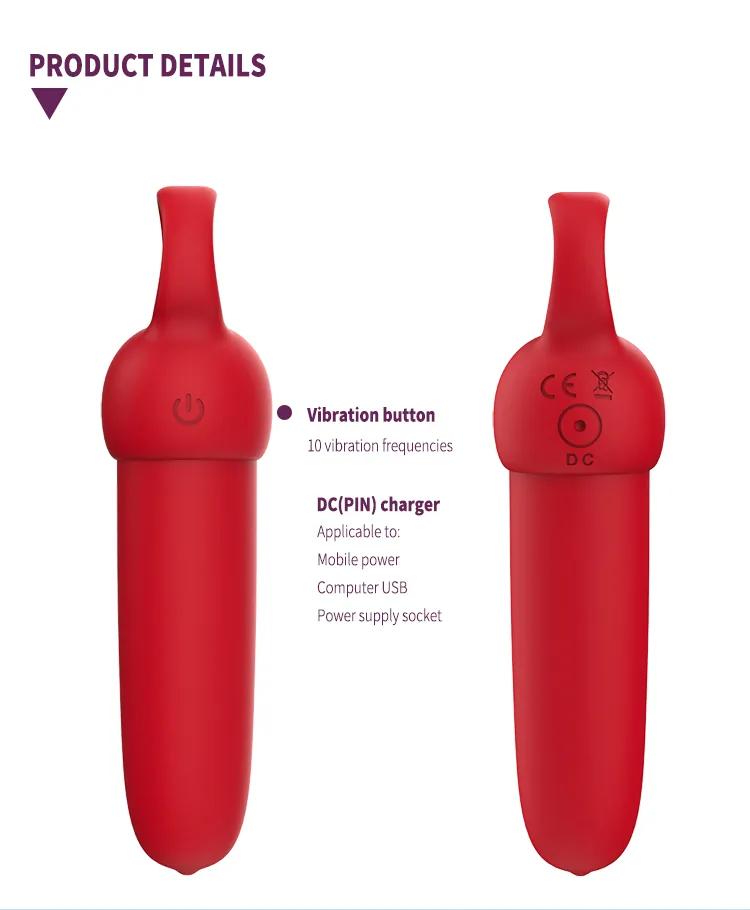 GINYA Liquid Silicone Bullet Vibrators CH06029 gallery image 4