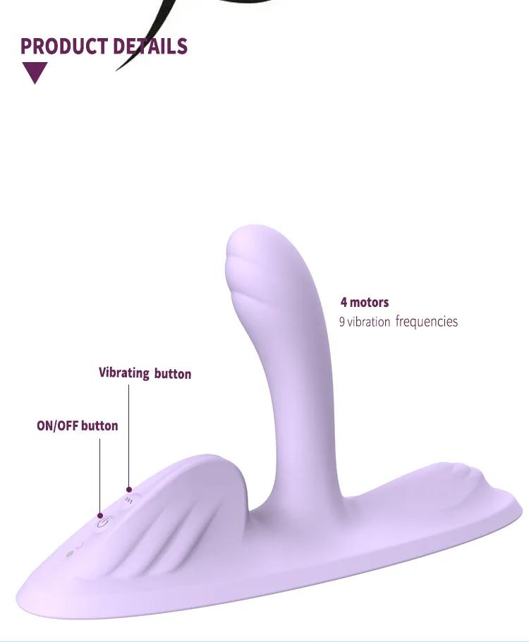 GINYA liquid silicone Riding vibrator sex toy — CH01144 gallery image 6