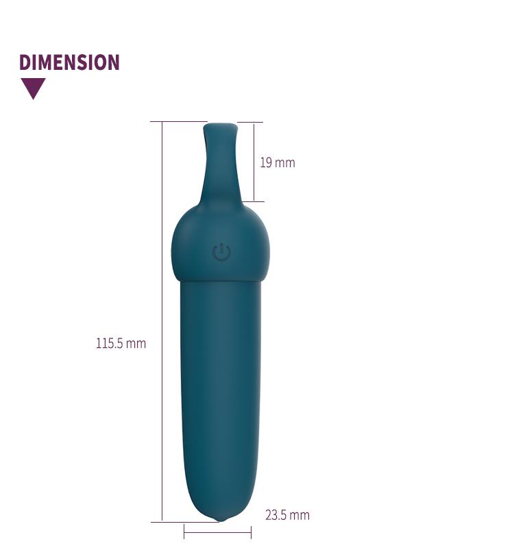 GINYA Liquid Silicone Bullet Vibrators CH06029 gallery image 2