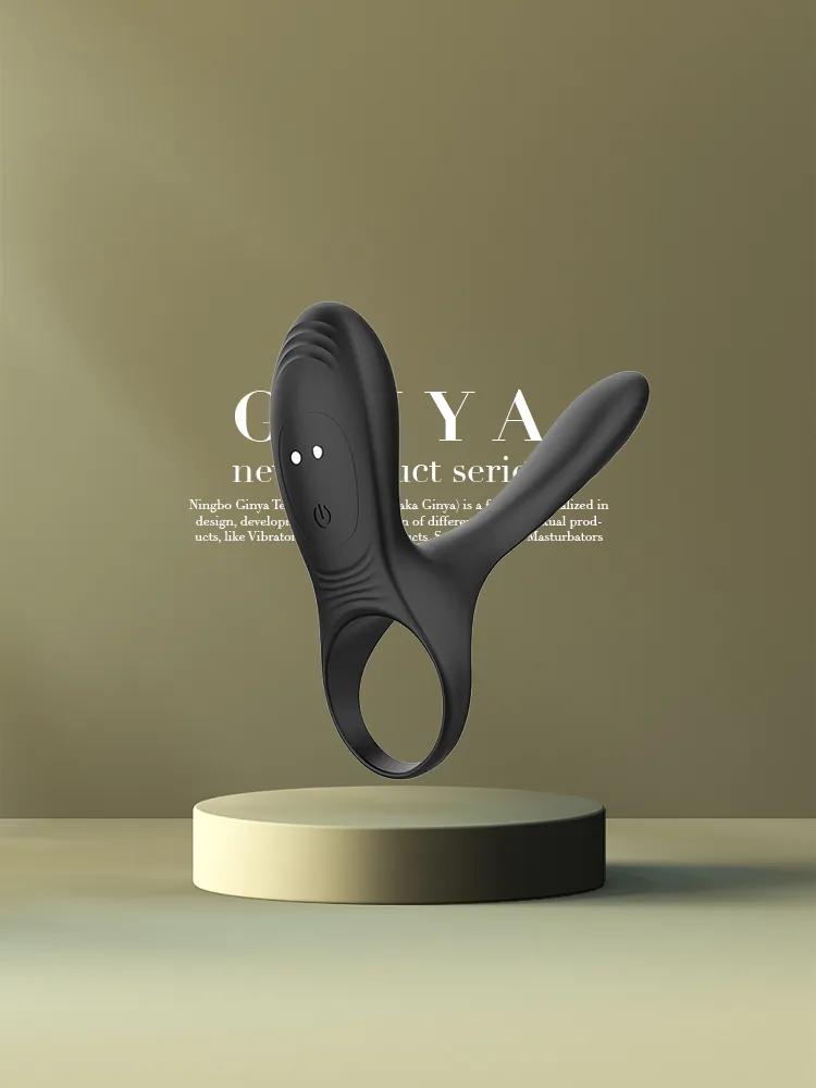 GINYA Male Vibrating Cock Ring CH140131 gallery image 1
