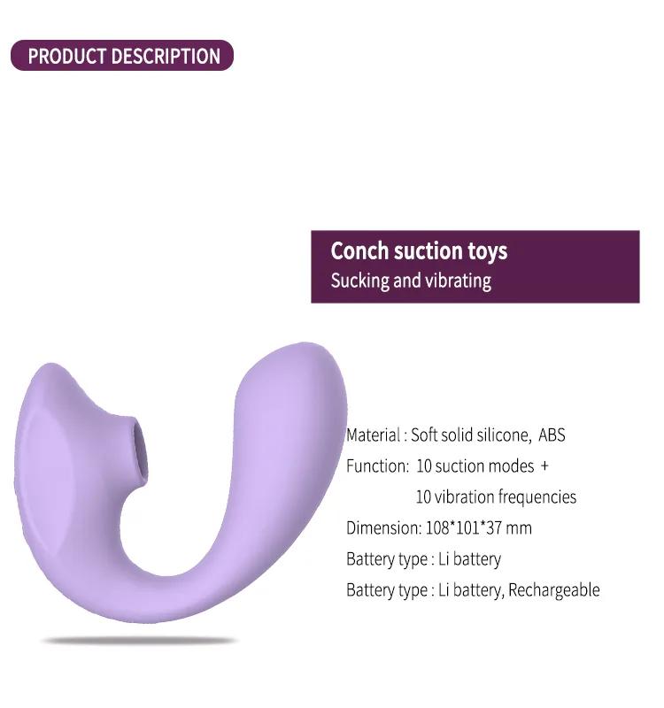 GINYA Sucker Toy Women Suction Sex Toys Clitoral Stimulator — CH05078 gallery image 2