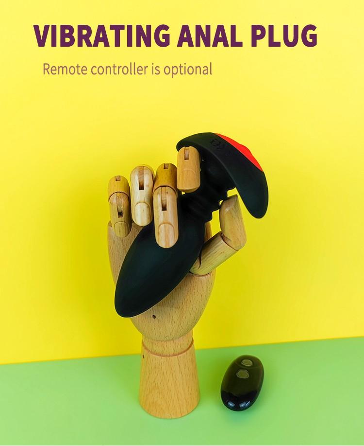 GINYA Rechargeable Vibrating Anal Plug CH09026 gallery image 1