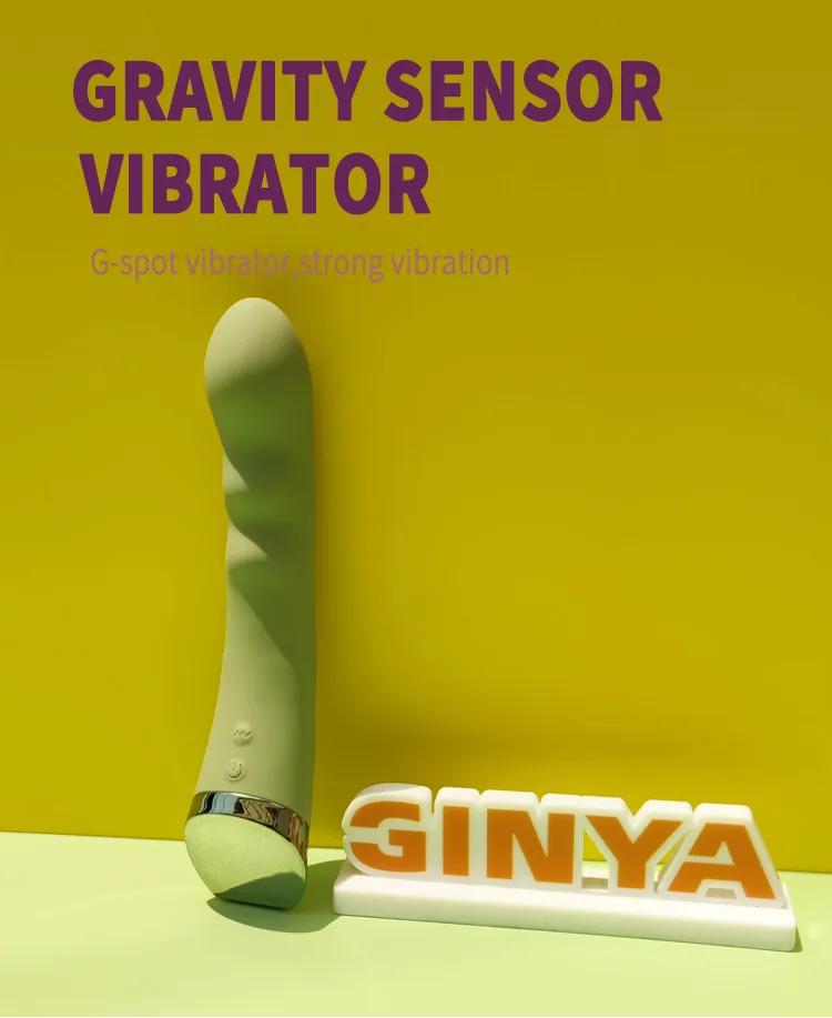 GINYA 2024 New Design Female Gravity Sensor G-spot Vibrator — CH01288 gallery image 1