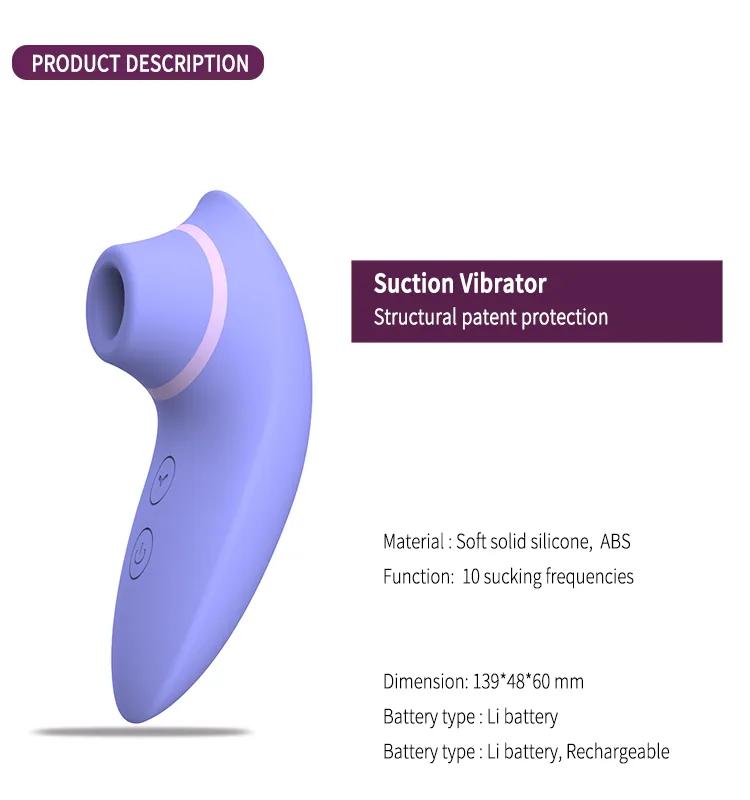 Exclusive patented technology female suction vibrator gallery image 2