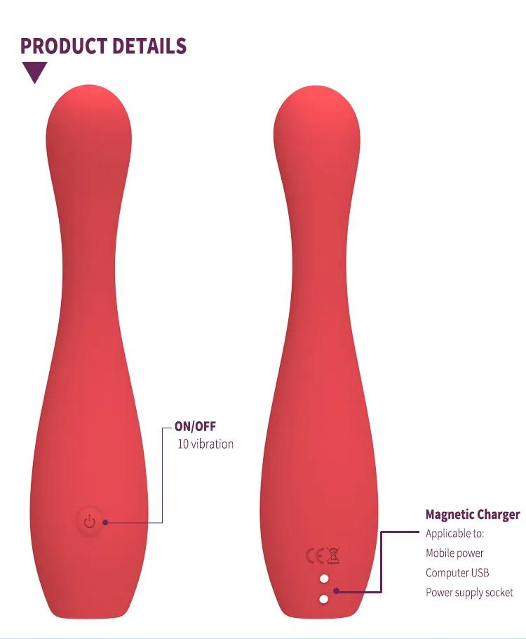 GINYA Nouveau vibrateur de surface en silicone liquide G — CH01312 gallery image 6