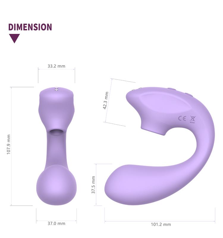 GINYA Sucker Toy Women Suction Sex Toys Clitoral Stimulator — CH05078 gallery image 3