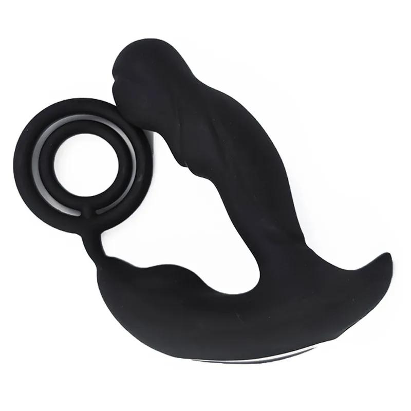 GINYA Vibrating Anal Plug Double ring CH16033 main image
