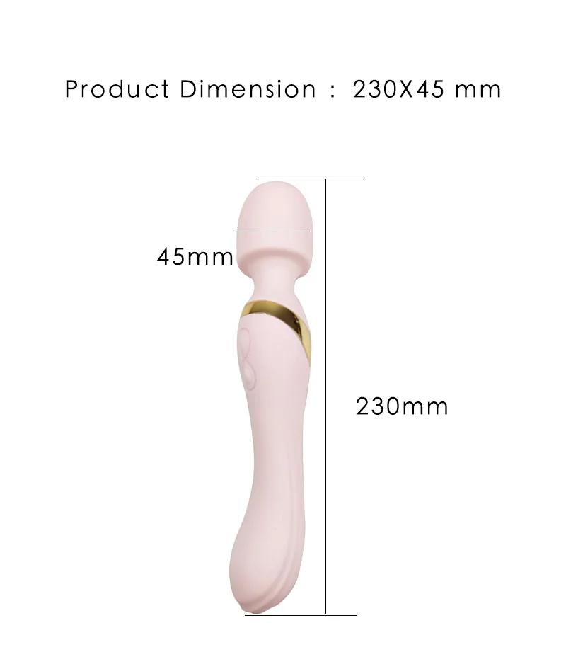 GINYA Massaging Wand Dual vibrator CH04022 gallery image 3