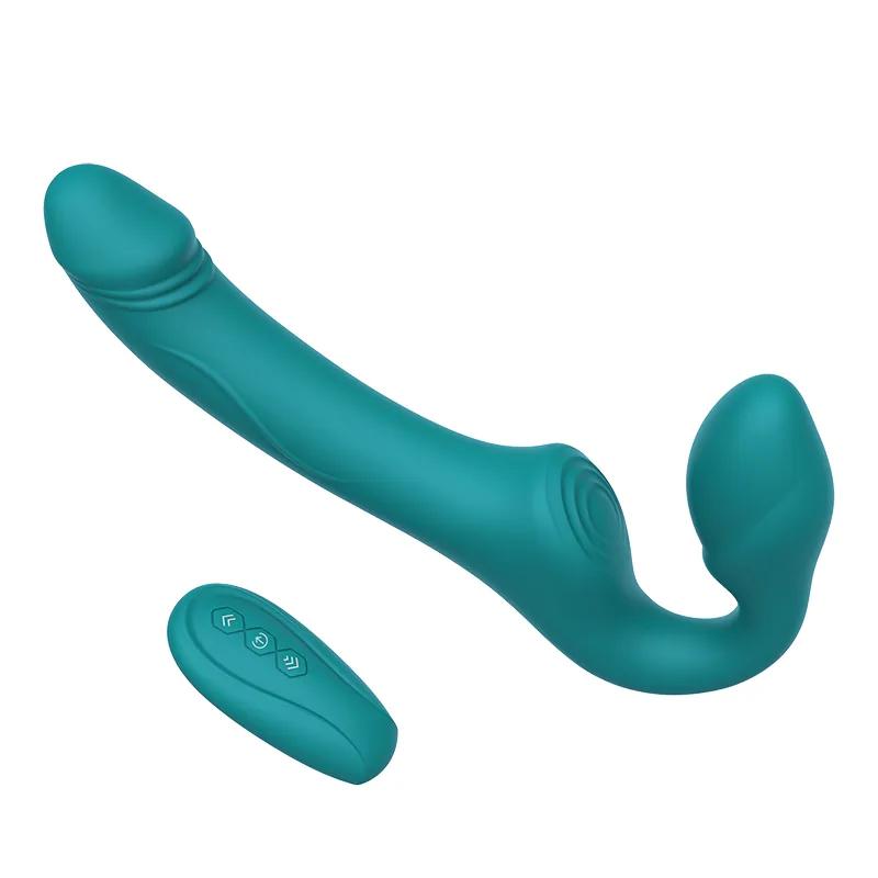 GINYA Strap-on vibrator with flapping stimulator CH01092 main image
