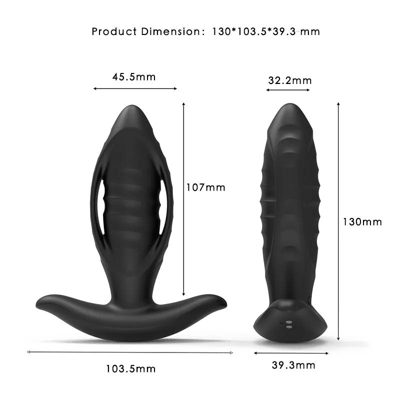 GINYA Vibrating Anal Toy Thrusting Plug CH16020 gallery image 3