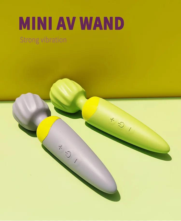 GINYA New Design Female Strong Vibration Mini AV Wand Massager gallery image 1