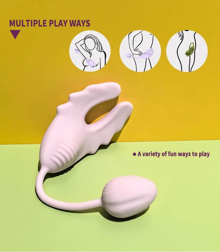 GINYA New Soft Silicone Wearable Female Sex Toys Panty Vibrator Sex Toy gallery image 5