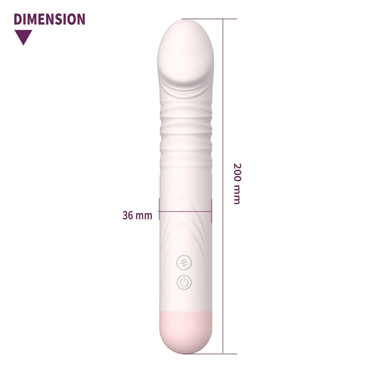 GINYA Thrusting Vibrator AV Wand with Sucker Cup Base for Personal Intimate Use gallery image 3
