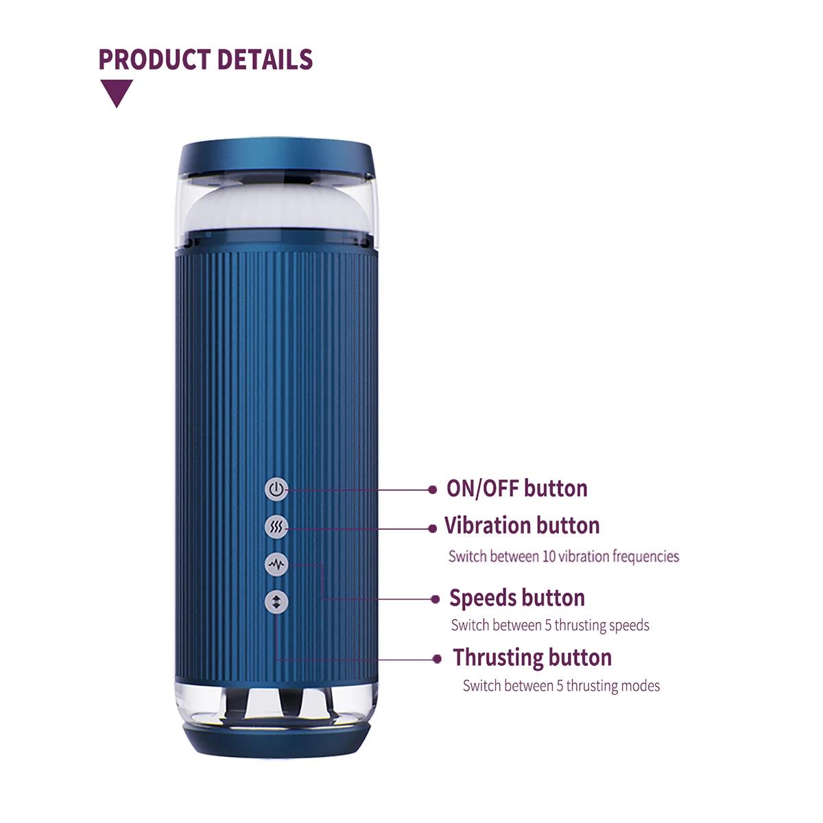 Heating Masturbator Male Vibration OEM ODM Manufacturer | GINYA CH17030 gallery image 6