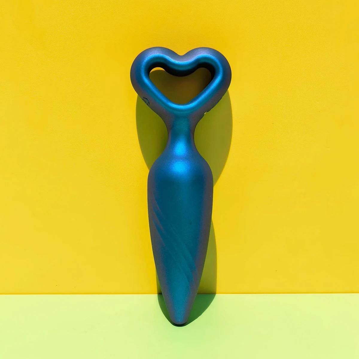 GINYA New Liquid Silicone Female Vibrating Anal Plug Vibrator Couple Adult Sex Toy gallery image 1