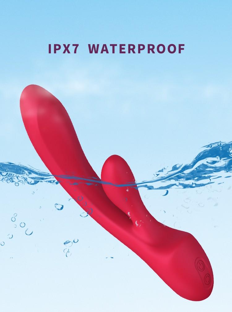 GINYA Liquid Silicone Rabbit Vibrator — CH03065 gallery image 6