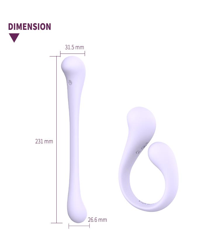 GINYA CE Rohs Certified APP-Controlled Wearable Panty Vibrator CH06025 gallery image 3