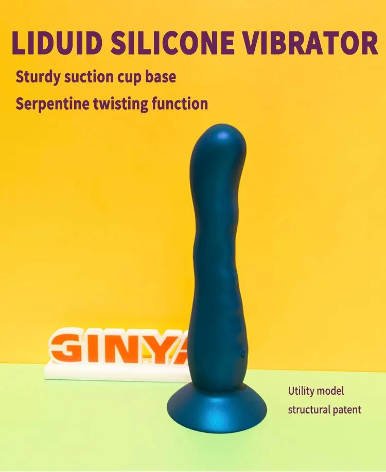 Liquid Silicone Vibrator for Women Snake Twisting Motion gallery image 1