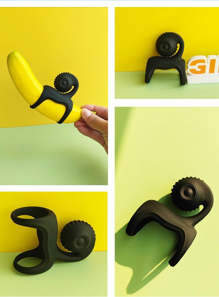 GINYA Male Snail Vibrator Cock Ring CH08063 gallery image 5
